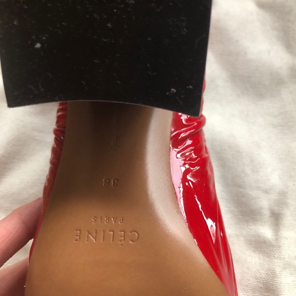 Celine Leather Soft Ballerina Heels size 38 - Picture 3 of 6